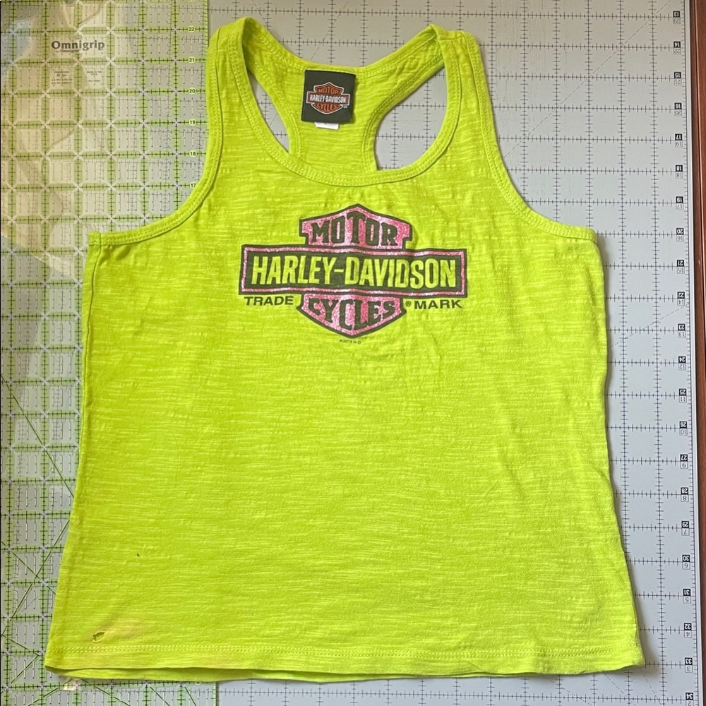 Harley-Davidson Bright Green Tank Top